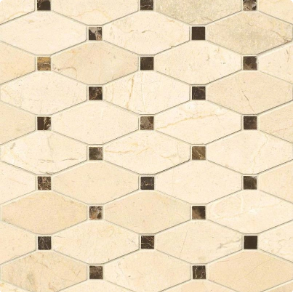 Valencia Blend Elongated Octagon - marble tile